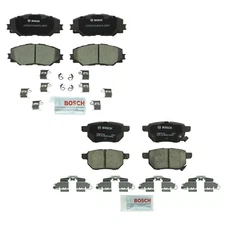 Bosch QuietCast Front and Rear Ceramic Brake Pads Kit For Vibe xB Corolla Matrix