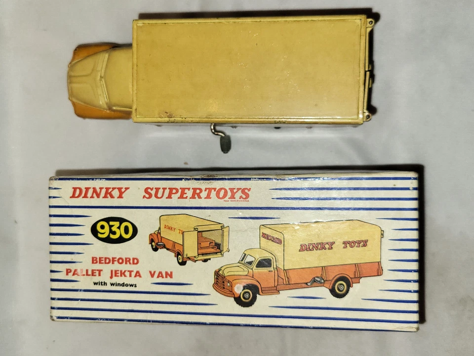 Furgone Jecta Bedford Vintage Dinky Supertoys 930 Inghilterra Meccano 1950 - Immagine 2 di 4