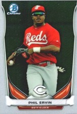 2014 Bowman Draft Phil Ervin Card #CTP-24 Cincinnati Reds