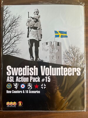 ASL ACTION PACK #15 scenario pack Swedish Volunteers by MMP brand new