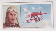 FRANCESCO AGELLO & I MACCHI-CASTOLDE cartolina aereo aviazione vintage 1936