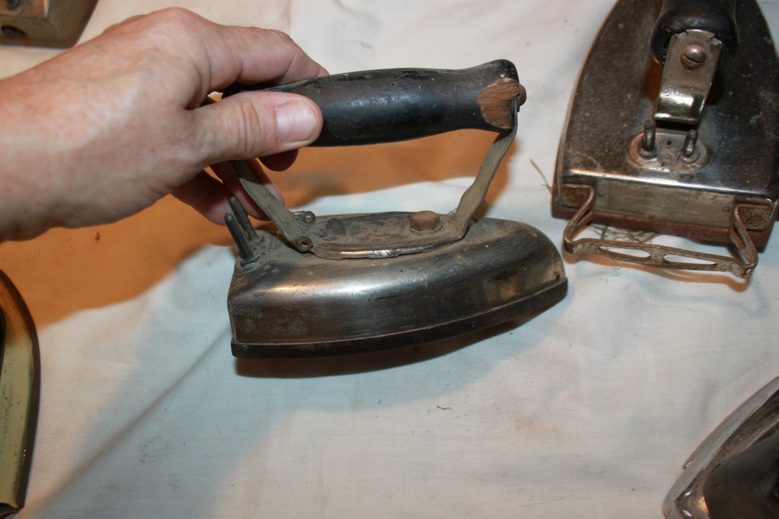 Lot of 3 Vintage Electric Irons GE 14F19 Universal Lander Fray Clark eBay