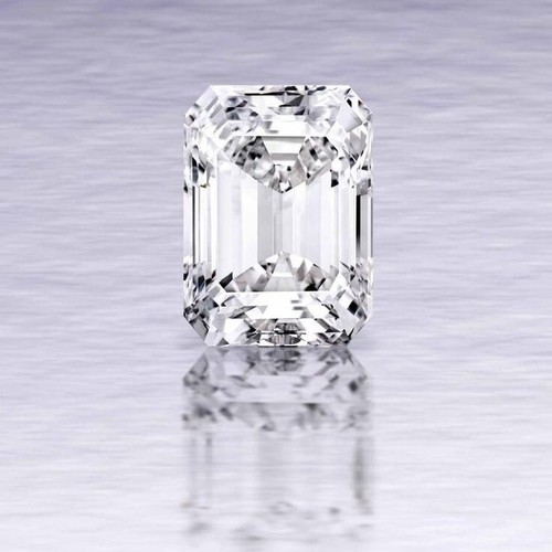 1CT Elegant Emerald Cut Diamond Natural D Color Lab Grown Diamond VVS1 Certified - Picture 3 of 10