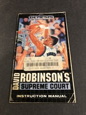 David robinson Supreme Court Sega genesis manual