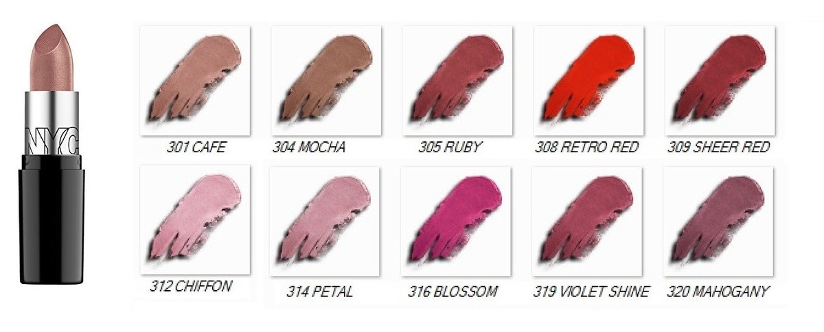 N.Y.C New York Color NYC Ultra Moist Lip Wear Lipstick Lip