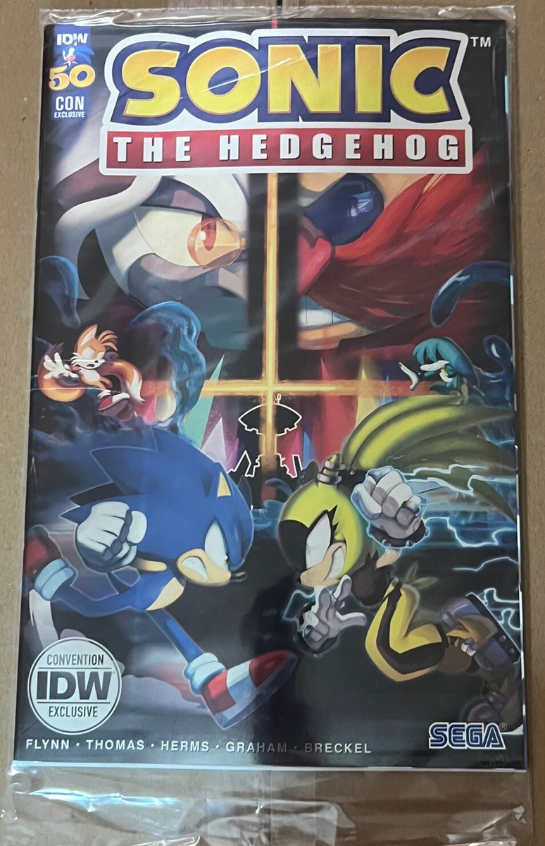 2022 SDCC Sonic The Hedgehog #50 Foil Cover Comic Con Exclusive