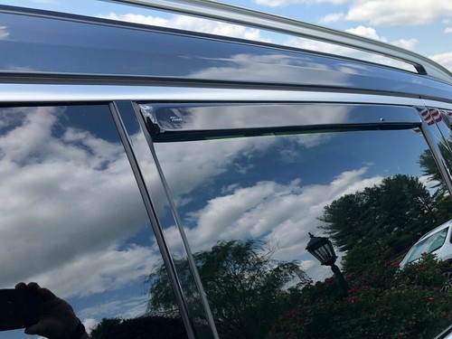 KIA NIRO NIRO EV IN-CHANNEL RAIN GUARDS WIND DEFLECTORS 2019-2022 FULL SET - Picture 2 of 4
