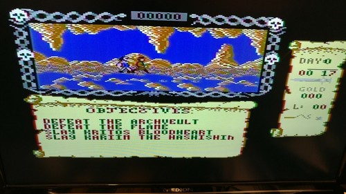 Blood Valley (Gremlin 1988) Commodore C 64 (Tape, Manual, Box) works 8-bit - Picture 4 of 4