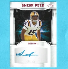 Sage Ryan 2024 SAGE HIT Sneak Peek Autographs Auto #SPA-JJ