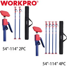 WORKPRO Cabinet Jack Support Pole 2 PACKS/4 PACKS 54-114 Inches Steel Telescopic
