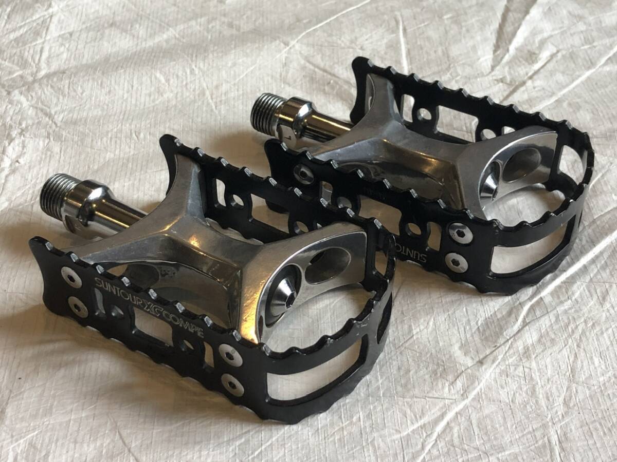 SUNTOR XC COMPE Pedals 9/16 Black MP-1000 Rare Old MTB BMX | eBay