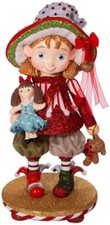 Kurt S. Adler  HA0591 Hollywood Nutcracker, Girl Elf, Multi-Colored, 15"
