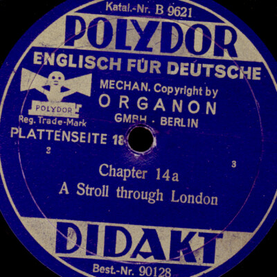 POLYDOR ''Englisch für Deutsche'' Chapter 13a/14a, aus Sprachkurs    78RPM S4568