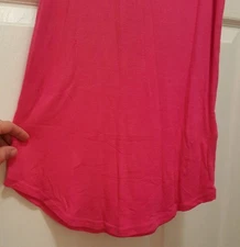 Attention Ladies Rayon Tank top, Magenta Pink, Sz. XS