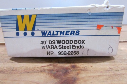 HO Scale Walthers 932-2268 40' SS Wood Box Car w/ Dreadnaught Ends NP - Picture 2 of 2
