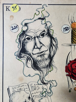 ORIGINAL Vintage 1983 Spaulding Rogers Shop Used Tattoo Flash