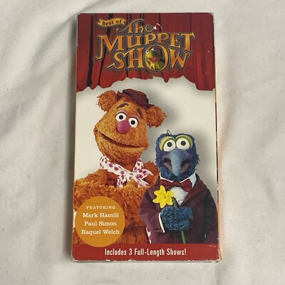 Best of The Muppet Show 3 Full Length Shows VHS Mark Hamill Paul Simon ...