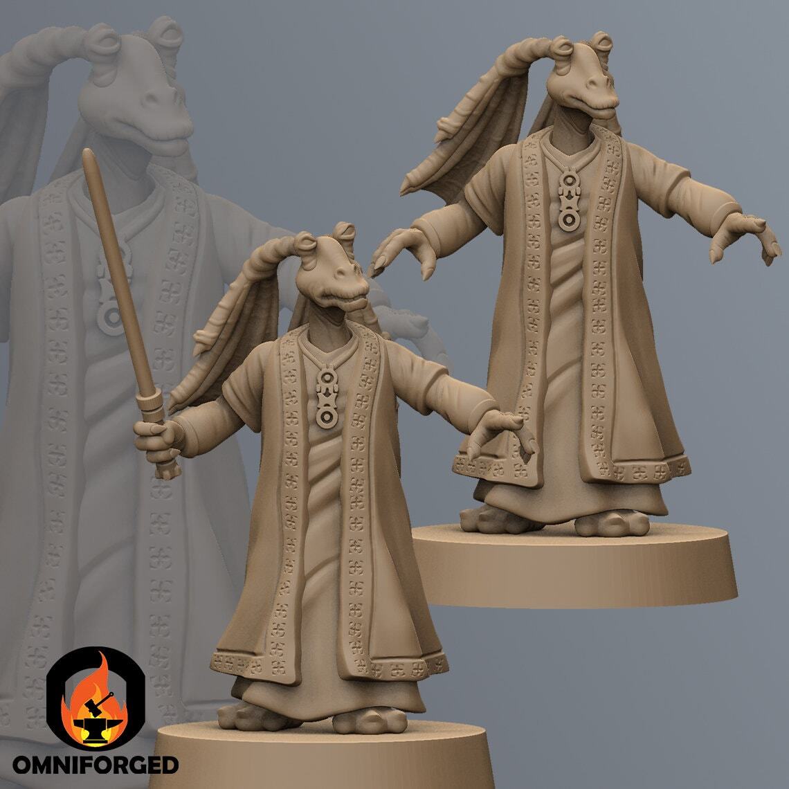 Clumsy Alien Senator Star wars Legion Miniature 3D Printed Resin Mini