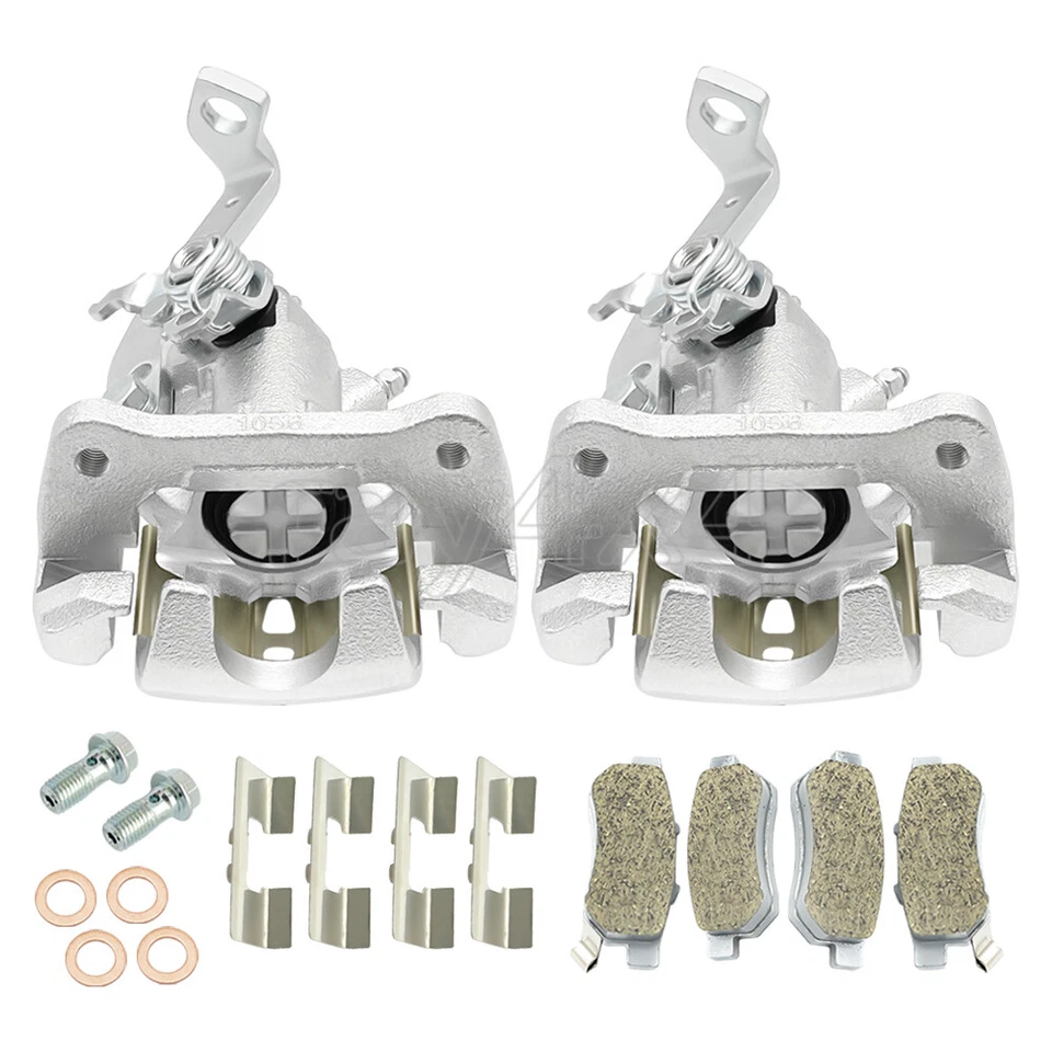 Rear LH &RH Brake Calipers w/Ceramic Pads for Honda Big Red 700 MUV700 2009-2013 - Image 2 of 4