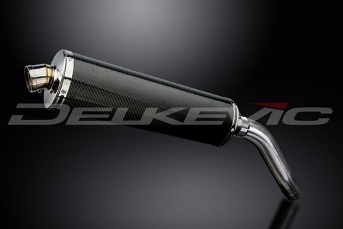 TRIUMPH TIGER 900 (885) 99-01 450mm OVAL CARBON BSAU SILENCER EXHAUST KIT - Picture 2 of 4