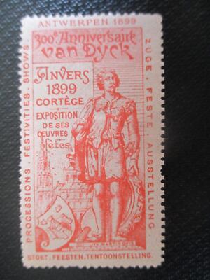 (12525) Reklamemarke - 300. Anniversaire van Dyck, Anvers 1899