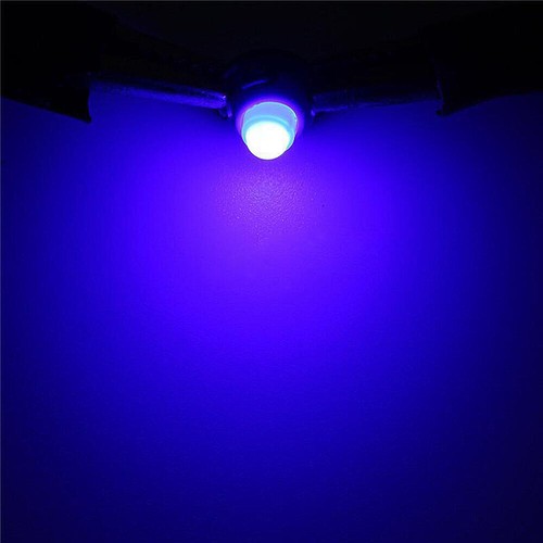 10x Blue T4.7 Car Dashboard Bulbs Dash Climate Control Instrument Base LED Light - Picture 9 of 12