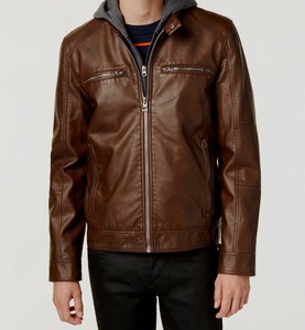 guess brown jacket