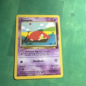 Pokémon TCG Slowpoke Team Rocket 67/82 Regular Unlimited Common NM