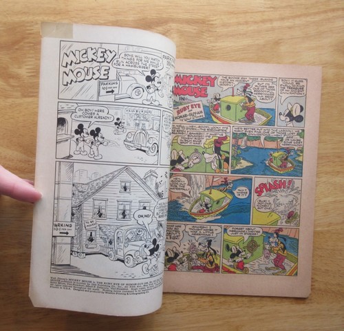 Lot of *5* 1948-52 Dell Four-Color MICKEY MOUSE: #194, 231, 248, 343, 362 - Picture 7 of 8