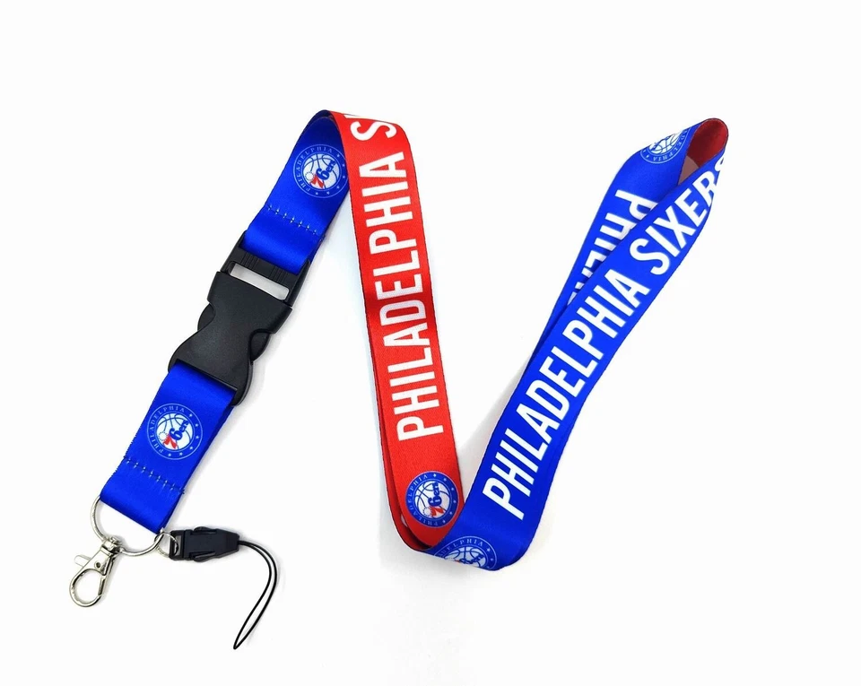 NBA Lanyard 22" Quick Release & Breakaway Clasp | 32 Teams Keychain Badge Strap - Image 2 of 4