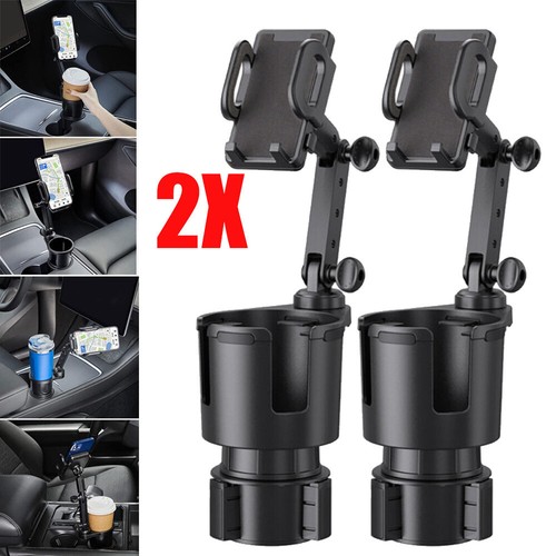 Car Cell Phone Mount Cradle Cup Holder Stand Adjustable 360 Degree
