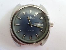 Vintage Dugena-Matic Automatic 25 jewels steel gebraucht mechanische 36mm (J27)