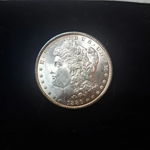1886 P GEM BU Morgan Silver Dollar Coin - Excellent Eye Appeal NICE!!