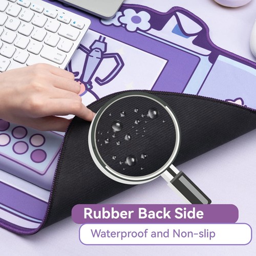 Geekshare Cute Big Mouse Pads & Wrist Rests Laptop Desktop Accessories 30.5*16'' - 第 2/14 張圖片