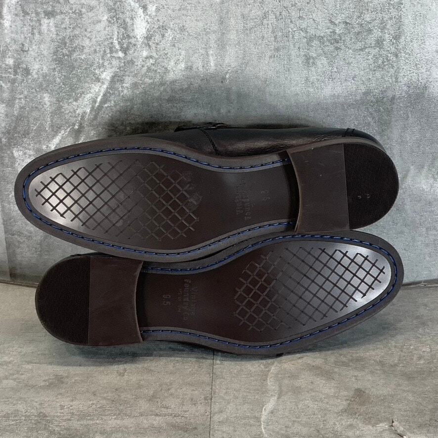Vintage Foundry Co. Men’s Black Leather Slip-On Loafers VINTAGE FOUNDRY CO. Men main image 4