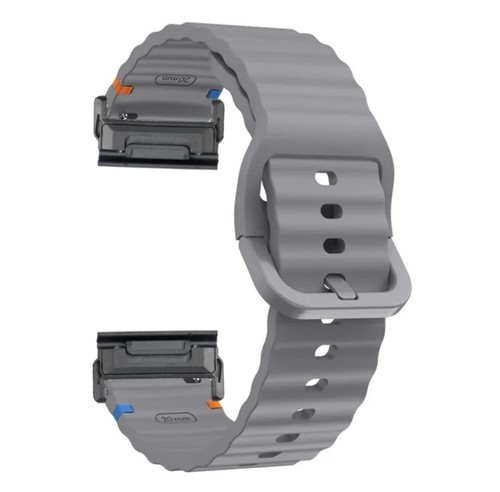 Silikon Click Fit Armband 26mm für Garmin Fenix 8 51mm / 7X / 6X / Pro / 5X Band - 第 22/27 張圖片
