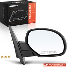 Espejo retrovisor manual de pasajeros A-Premium con plegado manual para Silverado Sierra 1500 07-13