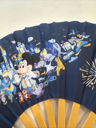 Walt Disney World 50th Anniversary Vault Collection Folding Handheld Fan - Picture 7 of 11