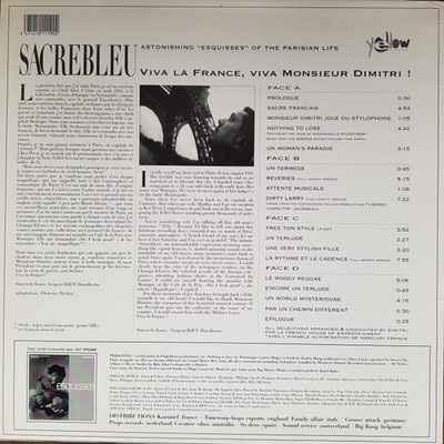 Dimitri From Paris / Sacrebleu 1996 France 2LP Yellow Productions