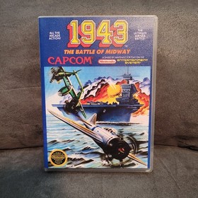 1943 The Battle Of Midway for Nintendo NES CIB w/ Custom Box