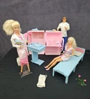 VTG Doctor Barbie Ken Doll Loving Care Medical Bed Tools Accessories Clothes
