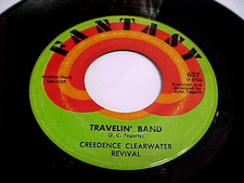 Creedence Clearwater Revival Rock 45 RPM Speed Vinyl Records for