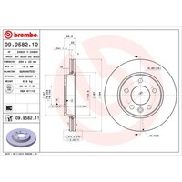 Brembo 2X Bremsscheibe Hinten Ø294 Mm InnenbelüFtet FüR VW Transporter VI