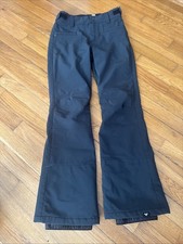 Roxy Girls Dry Flight Ski Snowboarding Snow Pants Black Pockets Size XL 14