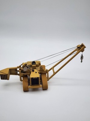 Vintage Joal 224 Caterpillar C-591 Pipe Layer 1:50 Diecast Crane