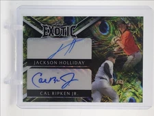 JACKSON HOLLIDAY CAL RIPKEN JR. 2023 LEAF EXOTIC PEACOCK WAVE AUTO 1/1 Q6053
