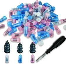 100 Pcs Tire Repair Rubber Nail, Tire Repair Screws Tire Repair Nail Tire Screws