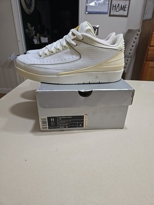 Size 11 - Air Jordan 2 Retro Low White Varsity Maize 309837-102 2005 20 YEAR OLD