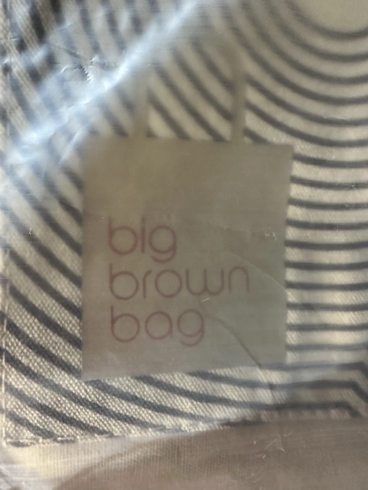 Bolso de Mano Bloomingdale’s 50 Aniversario Grande Marrón Bolso de Lona Nuevo con Etiquetas Foto 4 de 4