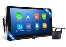 Android 14 4+64 10.1" 2DIN Car Stereo CarPlay Sat Nav Radio Head Unit Microphone